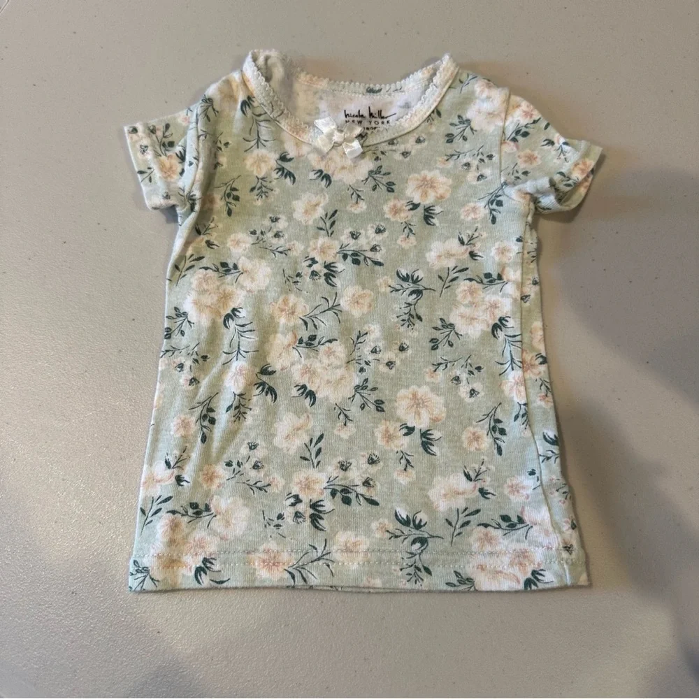 18 Months Bundle of 3 Floral Print & Cloud Onesies and Floral Top